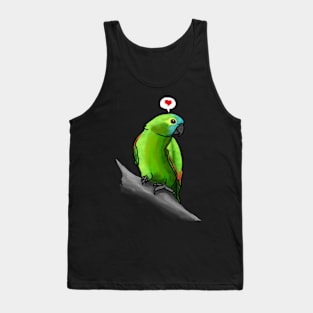 Cute parrot show some love to everyone Tank Top